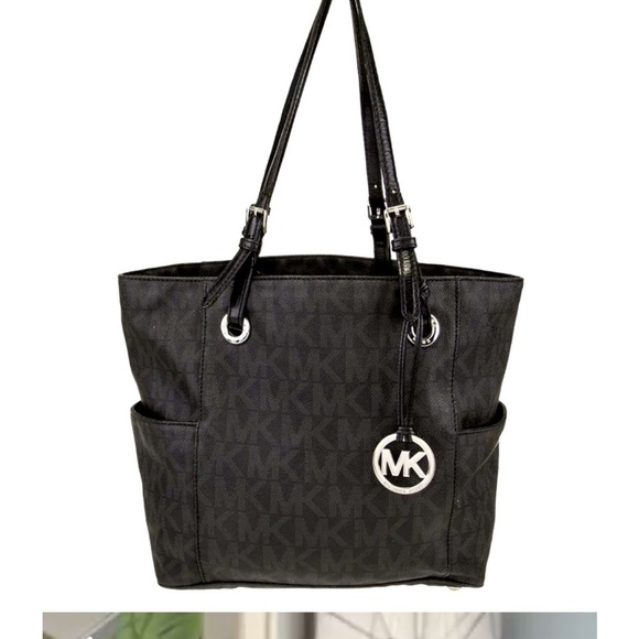 MICHAEL MICHAEL KORS LEATHER TRIPLE COMPARTMENT TOTE BAG - Picture 1 of 5